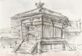 Illustration：法隆寺・夢殿/奈良